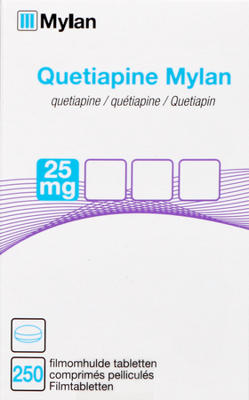Quetiapine Mylan 25mg Filmomh Tabl 250 Fl Hdpe 1