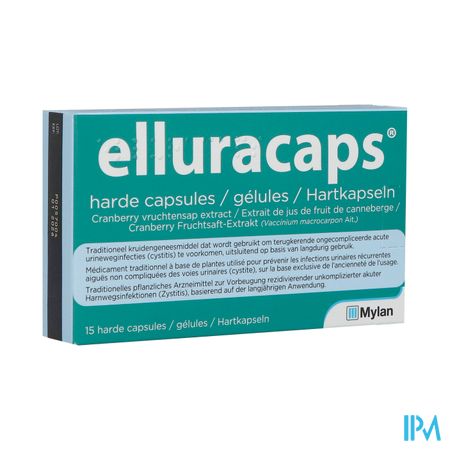 Elluracaps Caps Dur 15 X 36mg Hdpe