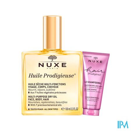 Nuxe Huile Prodigieuse Vapo 100ml+ Shampoo 30ml