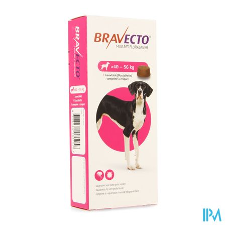 Bravecto Kauwtabletten Hond 1x1400,0mg