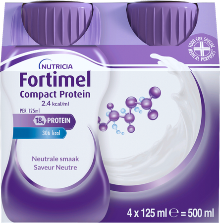 Fortimel Compact Protein 2.4kcal Neutre 4x125ml 3