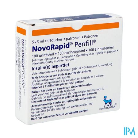 Novorapid Penfill 5x3ml 100 U/ml