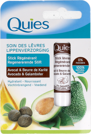 Quies Lippenstift Regener.advocado&shea Boter 4,5g 3
