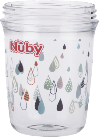 Nuby 360° Wonder Cup Uit Tritan Grijs 240ml 6m+ 5