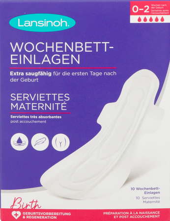 Lansinoh Serviettes Post Accouchement 0 A 2 Sem.10 1
