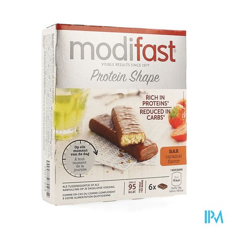 Modifast Protiplus Barre Chocolat Lt-caramel 162g