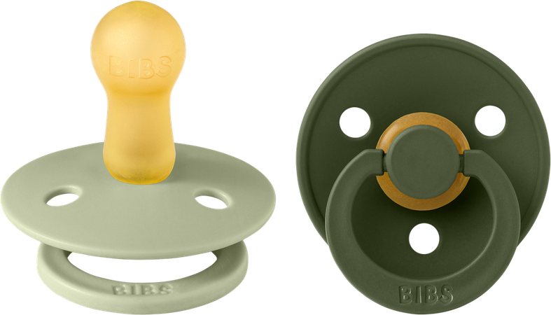 Bibs 2 Sucette Duo Sage Hunter Green 2