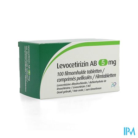 Levocetirizin Ab 5mg Comp Pell 100 X 5mg