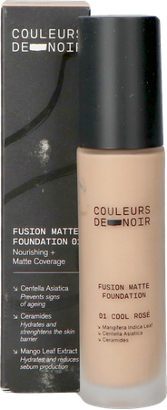 Couleurs De Noir Fus. Matte Fdt 01 C. Rose 30ml 5