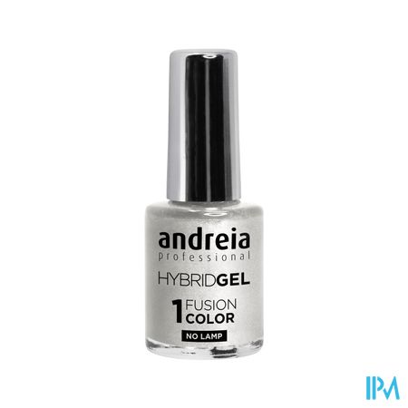 Andreia Vao Gel H85 Witte Glitter Zilv.glans10,5ml