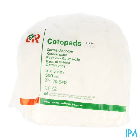 Cotopads Katoen 5x 5cm 500 39840 2