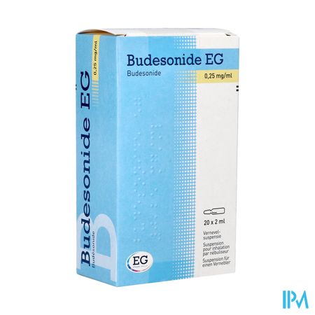 Budesonide EG 0,25Mg/Ml Vernevelsusp Amp 20X2Ml