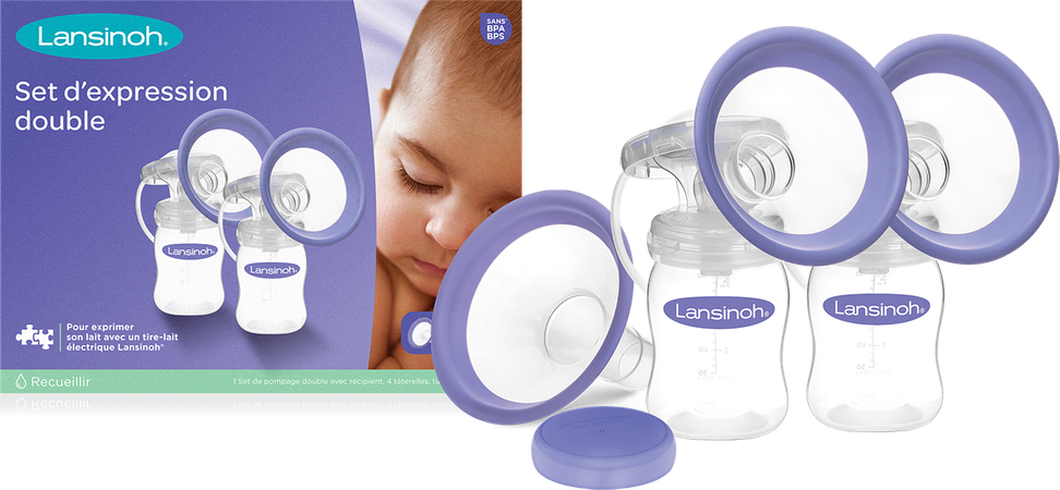 Lansinoh Dubbelzijdige Afkolfset 25&30m 4 Prod. 1