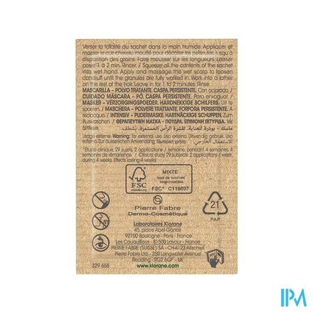 Klorane Capil. Masque Pdr Traitant Galanga 8x3g 6