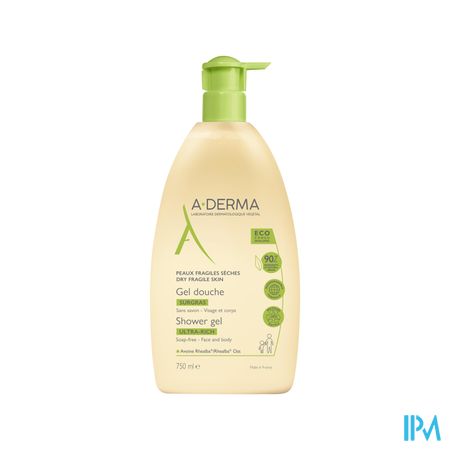 Aderma Indisp.douchegel Overvet 750ml 1