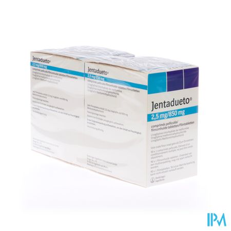 Jentadueto 2,5mg/ 850mg Film Tabl 180 (2x90) 1