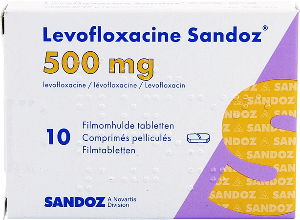 Levofloxacine Sandoz Filmomh 10 X 500mg 2