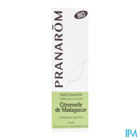 Citronnelle Madagascar Bio Hle Ess 10ml Pranarom 2