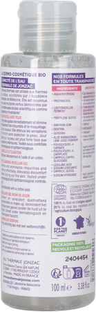Jonzac Reactive Micel Ooggelei Bio Hoge Tol. 100ml 3