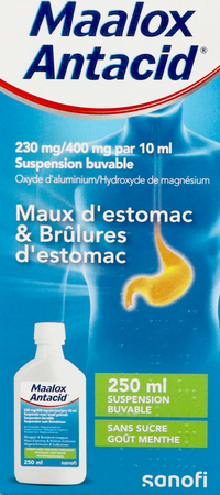 Maalox Antacid 230mg/400mg/10ml Susp Oraal 250ml 3