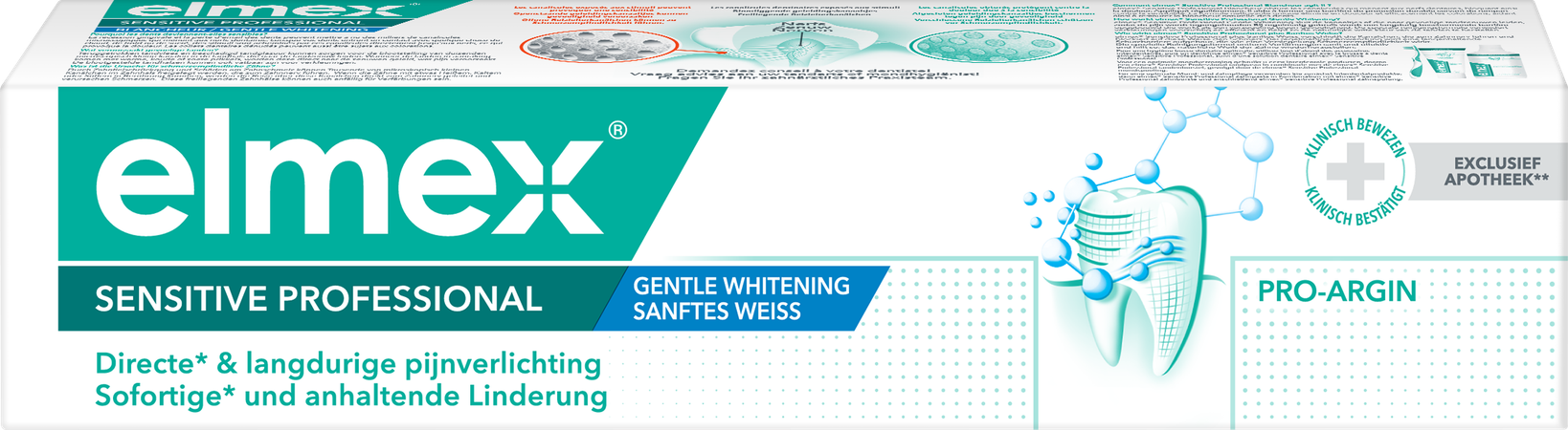 ELMEX® SENSITIVE PROFESSIONAL GENTLE WHITENING TUBE 75ML