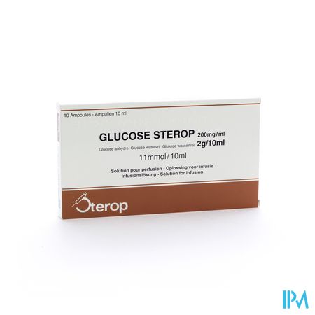 Glucose 20 % Sterop 2g/10ml 10