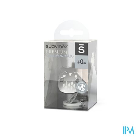 Suavinex Bonhomia Soother Chain Owl Beige