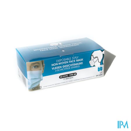 Protect&care Masques Chirurgicaux Et01 Type 2r 50