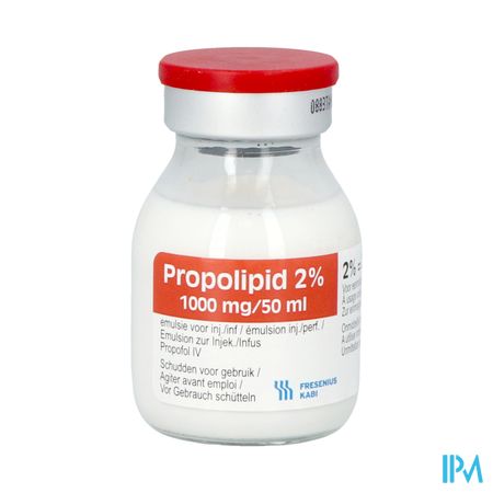 Propolipid 2 % émuls. inj./perf. i.v. flac. 10 x 50 ml