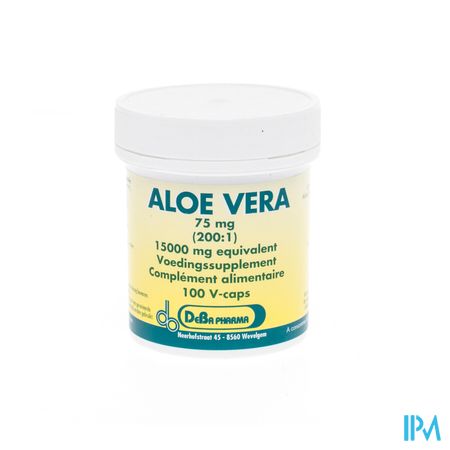Aloe Vera 200:1 V-caps 100x75mg Deba 2