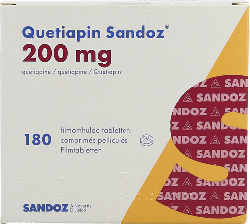 Quetiapin Sandoz Filmomh Tabl 180 X 200mg 4