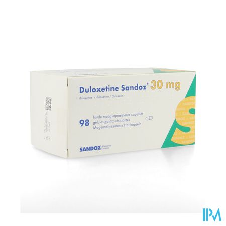 Duloxetine Sandoz 30mg Caps Hard Maagsapresist. 98