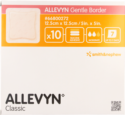 Allevyn Gentle Border Ster 12,5x12,5cm 10 66800272 4