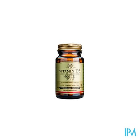Solgar Vitamin D-3 15mcg/600ie V-caps 60 2