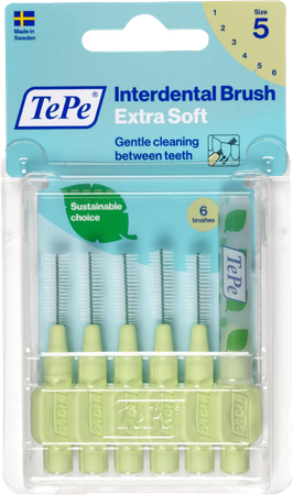 Tepe Interdental Brush 0,80mm Green X-soft 6 1