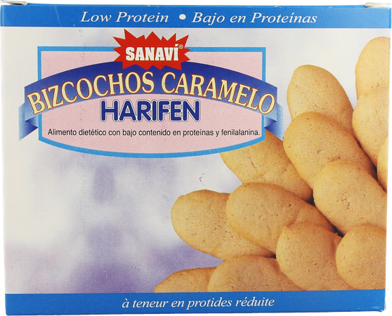 Sanavi Harifen Koekjes Karamel 125g 2