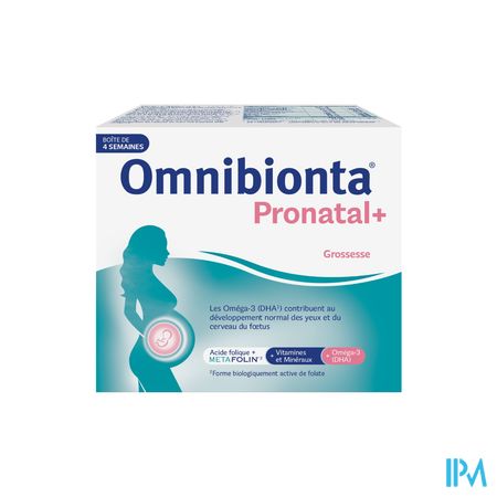 Omnibionta Pronatal+:  Boîte 4 semaines (28 comprimés+28 capsules)