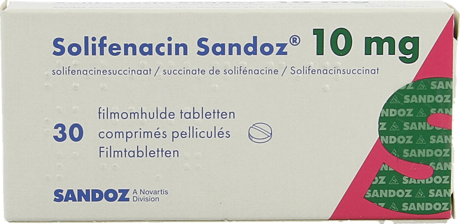 Solifenacin Sandoz 10mg Filmomh Tabl 30 X 10mg 2