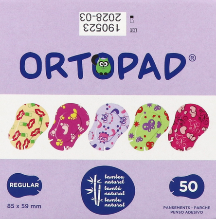 Ortopad Soft Girls Regular 85x59mm 50 72234 7