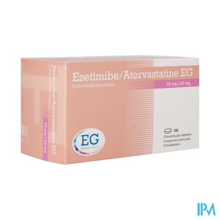 Ezetimibe/Atorvastatine EG 10/40Mg Filmomh Tabl100