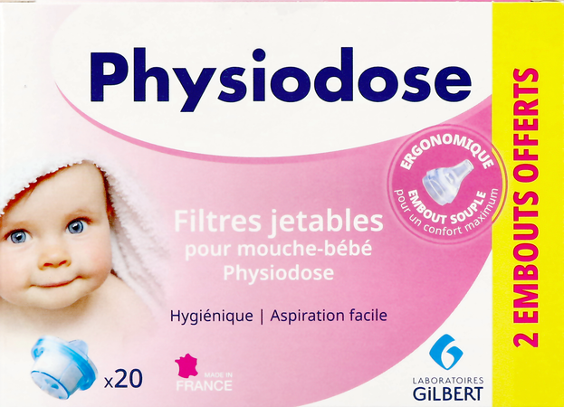 Physiodose Wegwerpfilter Baby Neusrein. 20+2 Grat. 1
