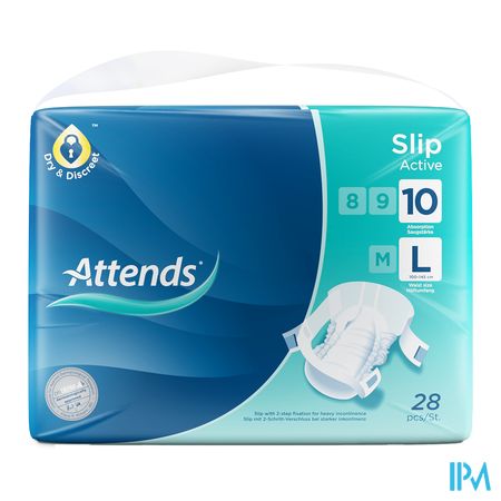 Attends Slip Active 10 Large 1x28 2
