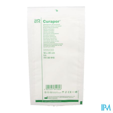 Curapor Verb Chirurg. Steriel 20cmx10cm 50 32915 2