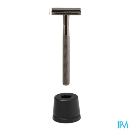 Wondr Safety Razor + Houder Zwart 1