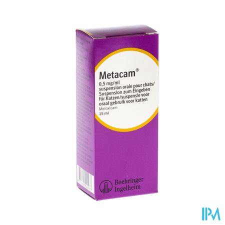 Metacam Susp Oral 0,5mg/1ml 15ml Chats