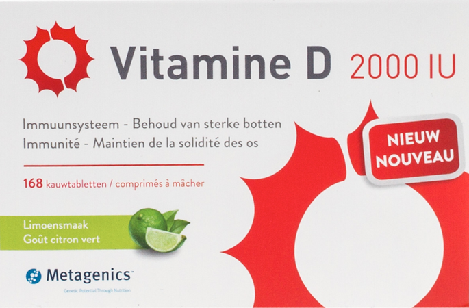 Vitamine D 2000iu Metagenics Tabl 168 1