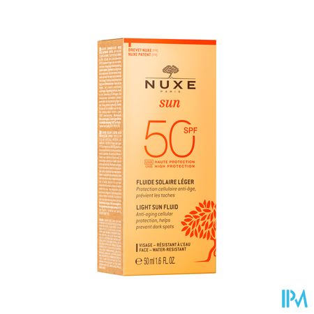 Nuxe Sun Fluide Visage Spf50 50ml Nf