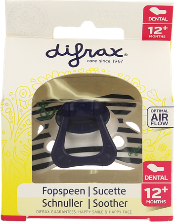 Difrax Fopspeen Dental Semi Filled +12m 346 11