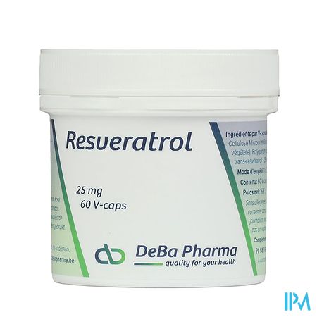 Resveratrol Caps 60x25mg Deba 2
