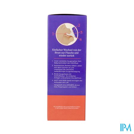 Lansinoh Zuigfles Glas + Speen 160ml 4 4